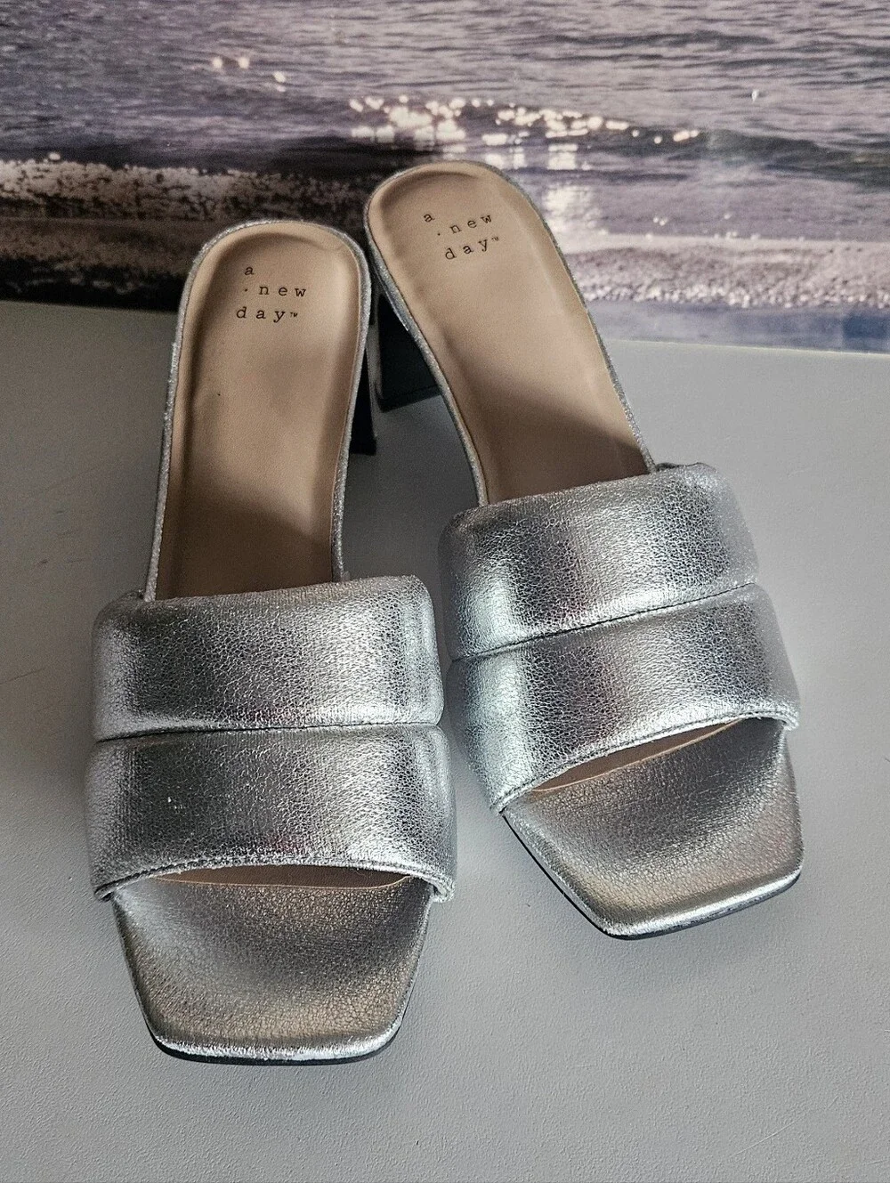 A New Day Slide On Heel Sandals
